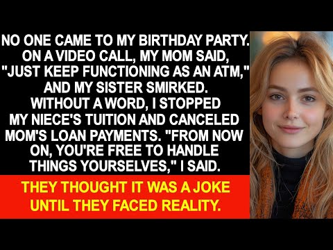 Видео: Никто не пришёл на мой день рождения. Сестра ухмыльнулась: «Ты продолжаешь работать как банкомат».