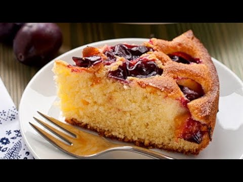 Видео: Приготовить очень просто!!! Пирог со сливами в духовке. Это самый вкусный сливовый пирог к чаю. 