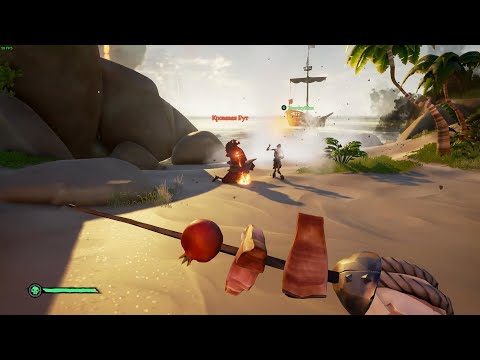 Видео: КАК выглядит PVP в МОРЕ ВОРОВ если ты сражаешься ведром