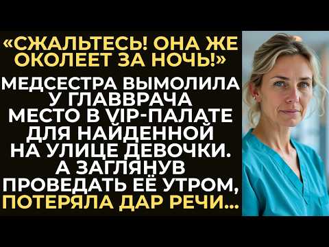 Видео: Медсестра привела найденную на улице замерзающую девочку в VIP-палату. И даже не догадывалась...