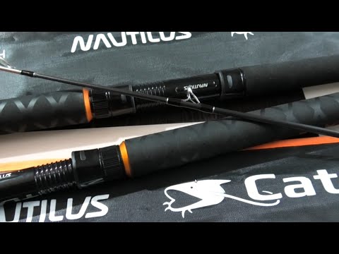 Видео: Обзор спиннинга Nautilus Cat 2,1m и 2,4m - спиннинг для троллинга и ловли сома.