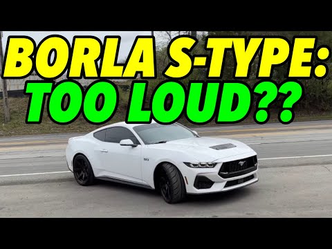 Видео: Не слишком ли ГРОМКИЙ Borla Cat-Back на Mustang GT 2024 года?