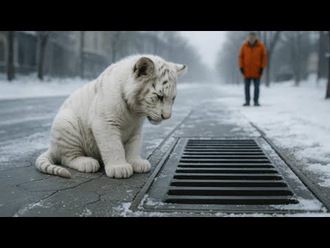 Видео: Тигренок Каждый День Заглядывал В Канализацию, И Когда Ее Открыли   Люди Были Шокированы!