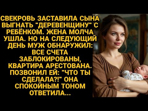 Видео: Свекровь вынудила сына выгнать неугодную невестку с ребенком. Но жена "ответила"...