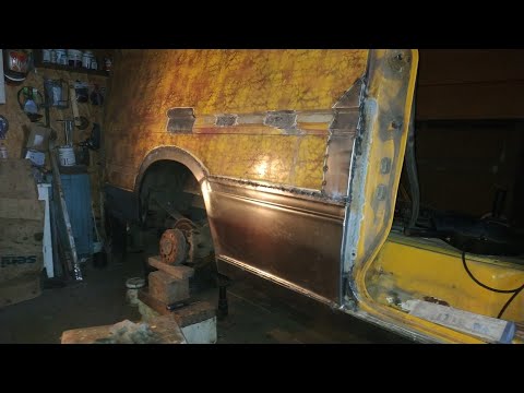 Видео: MB Sprinter.Сварка. Профиль в порог, кузовные детали через колено! 2#