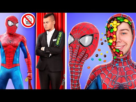 Видео: Как пронести сладости в кино! Супергерои в реальной жизни!