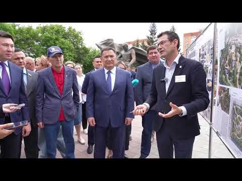 Видео: В Кокшетау дан старт строительству новой аллеи «Көкшалғын»