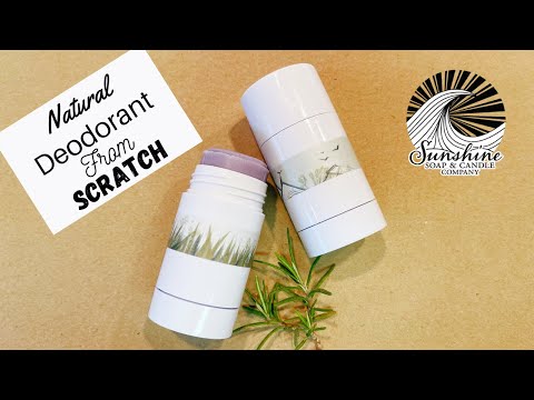Видео: Как сделать лучший дезодорант с нуля (натуральный рецепт для новичков) без пищевой соды