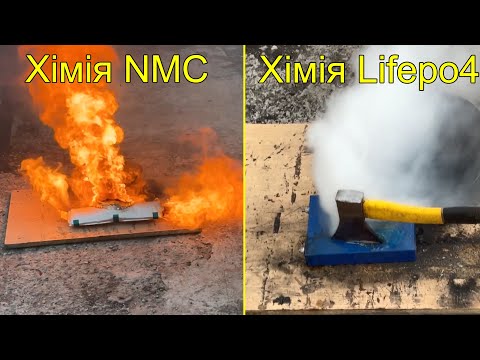 Видео: Чому вибухають літієві батареї зроблені з хімії NMC та NCA