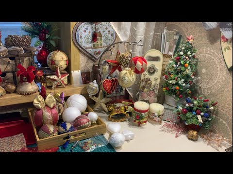 Видео: Подготовка к Новому году 🎄. Коллекция игрушек кимекоми 🎉