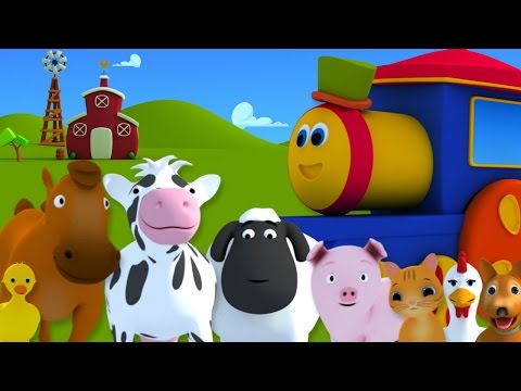 Видео: Паровозик Боб едет на ферму | Bob, Farm Song