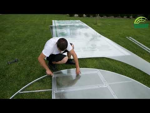 Видео: Сборка теплицы "Гарант Мастер"