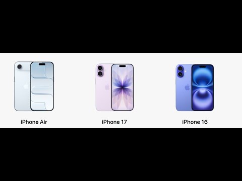 Видео: СРАВНЕНИЕ IPhone AIR vs IPhone 17 vs IPhone  16 !? / CТОИТ ЛИ МЕНЯТЬ ТЕЛЕФОН? / ЧТО ВЫБРАТЬ?