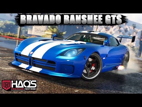 Видео: BRAVADO BANSHEE GTS (HSW) - обзор ТОПового спорткара за 4.500.000$ в GTA Online