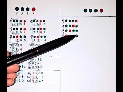 Видео: РАЗМЕЩЕНИЯ, СОЧЕТАНИЯ – ПРОСТЫМИ словами. На примере: 🟢 🟢 🟢 🔴 (пронумерованных и без номеров).