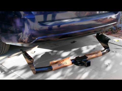 Видео: Как установить крепление для фаркопа прицепа — CURT 13105, класс 3, Toyota Sienna