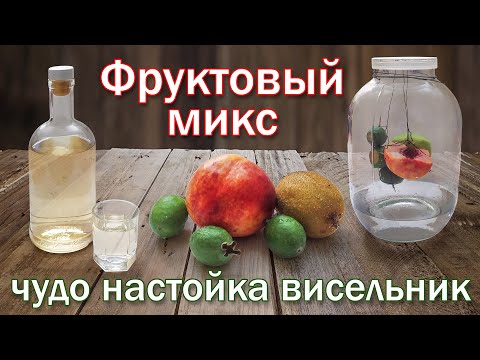 Видео: Рецепт настойки на самогоне "Фруктовый микс"/ Настойка "висельник" на фруктах. Отличная к празднику!
