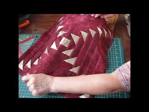 Видео: подушка из остатков от пошива штор 4