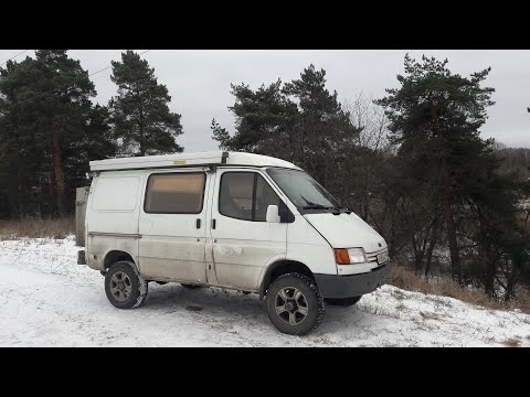 Видео: Превращение автодома Ford Transit Westfalia 1988г.в. в 4х4