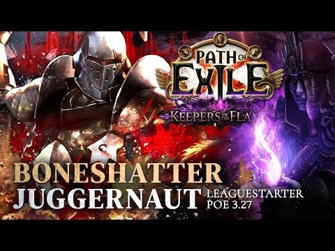 Видео: Эта сборка ОЧЕНЬ БЫСТРО ИДЕТ на карты T16! - Bleed Boneshatter Juggernaut [PoE 3.27]