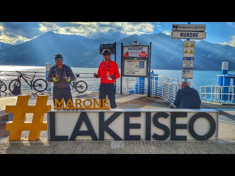 Видео: Купаемся в октябре в горном озере. Велотур вокруг Изео. Италия. Lago Iseo