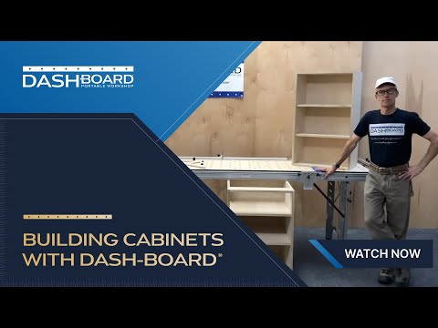 Видео: Сборка шкафов с помощью портативной мастерской Dash-Board® (полной длины)