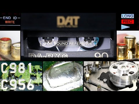 Видео: DAT-дека Sony DTC-55ES: реставрация