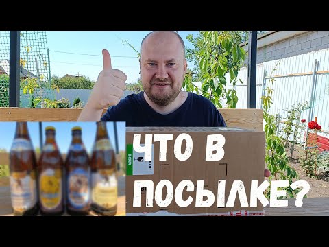 Видео: Распаковка посылки с пивом от подписчика \ Пьем вкусное немецкое пиво, брат попробовал лучший хеллес