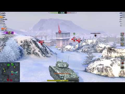 Видео: WoT Blitz. Strv 74A2. Тікаємо з гори