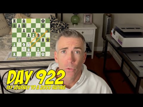 Видео: День 922: Играю в шахматы каждый день, пока не достигну рейтинга 2000.