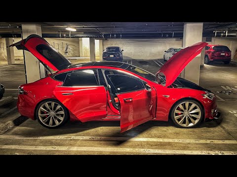 Видео: Почему опасно покупать Теслу! Гелик ушел на запчасти, оживили тачку.