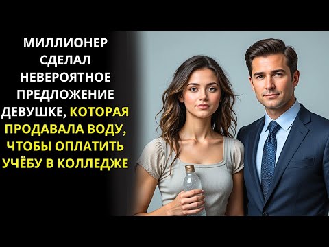 Видео: Жизнь богатого миллионера изменилась после встречи с трудолюбивой девушкой, продающей воду