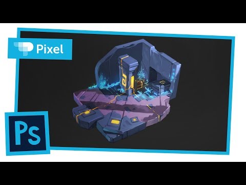 Видео: Рисуем подземелье в Adobe Photoshop | уроки для новичков | игровая локация