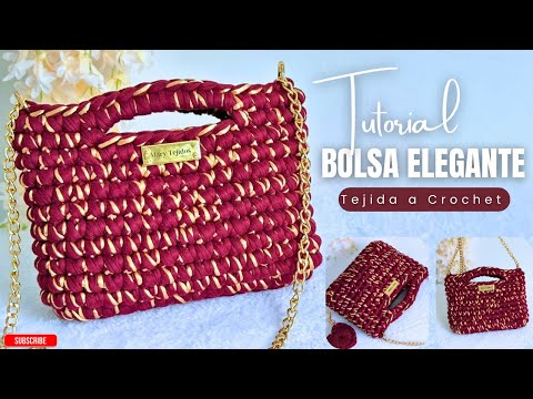 Видео: 👜Вязаная сумка из лоскута и шелкового шнура | Современно | Элегантно | Легко и быстро | Шаг за шагом
