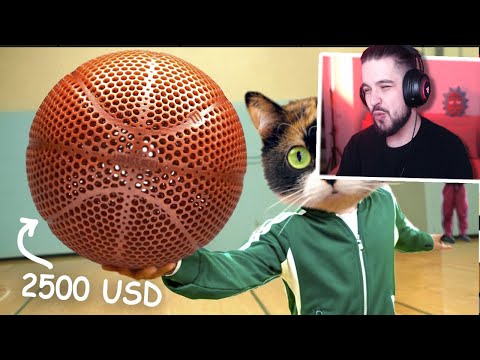 Видео: Я СОЗДАЛ БЕЗВОЗДУШНЫЙ МЯЧ - СТОИМОСТЬЮ В 2500 ДОЛЛАРОВ! - Реакция Игоря HappyLime!