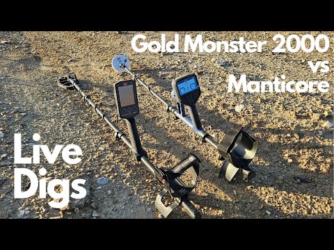 Видео: Gold Monster 2000 против Manticore Live Digs On Wild Targets