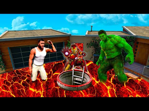 Видео: ЛАВАДАН ҚАШЫП ҚҰПИЯ БУНКЕРГЕ КІРДІК (GTA V)