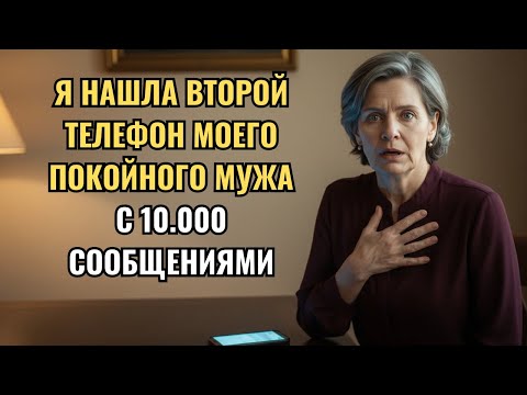 Видео: Я нашла второй телефон покойного мужа с 10.000 сообщениями
