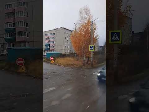 Видео: улицы города Сарапула из окна рейсового автобуса