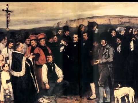Видео: Курбе, "Похороны в Орнане"