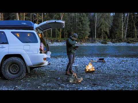 Видео: Зимний кемпинг на внедорожнике в Вашингтоне — жизнь в моём 4Runner