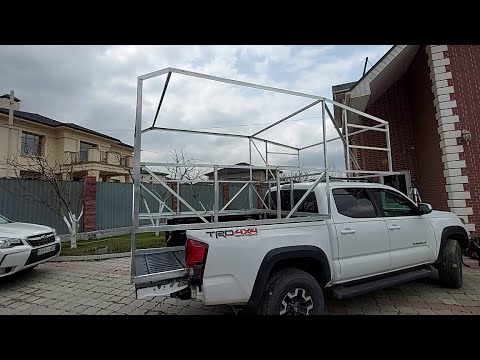 Видео: Автодом в кузов пикапа (часть 3)
