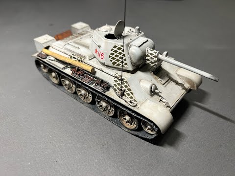 Видео: Обзор, сборка и покраска Т-34/76