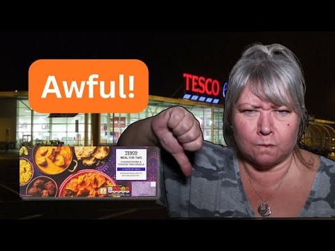 Видео: Карри-обед на двоих от Tesco — пресный, простой и ниже среднего!