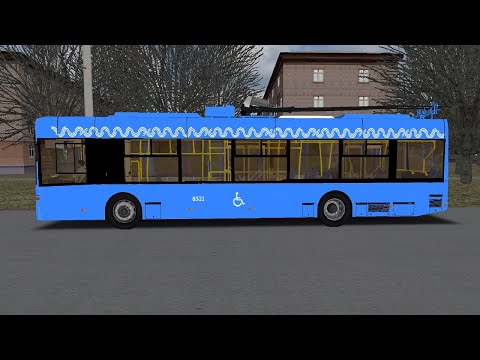 Видео: OMSI 2! кинотеатр Космос - 7-й мкр-он! БКМ-321 (2017г.) с мостом ZF, маршрут №5а, город Балаково