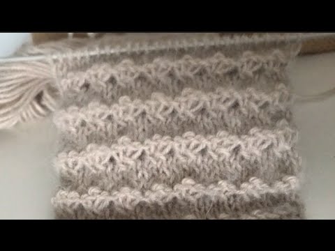 Видео: Легкий узор спицами