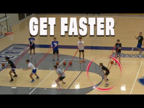 Видео: Баскетбольные упражнения для развития скорости и владения мячом — разминочные упражнения