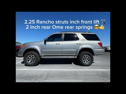 Видео: Toyota Sequoia 1-го поколения (2001-2007), Rancho QuickLift, задние пружины Ome. Всё, что вам нуж...