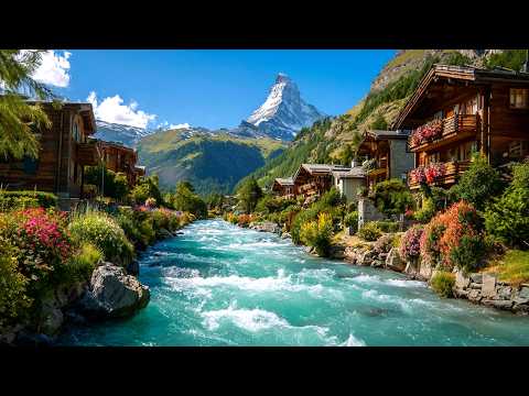 Видео: Церматт, Швейцария 🇨🇭, сказочная альпийская деревня у подножия горы Маттерхорн