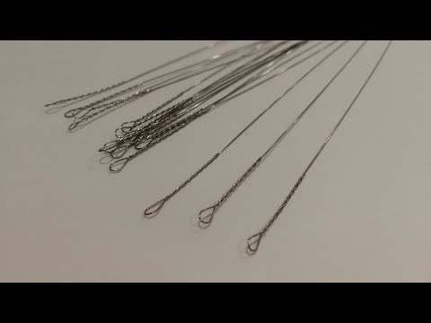 Видео: Как сделать Поводок-Струна? Как выпрямить Поводок? Станок для изготовления поводков. Fishing leash.